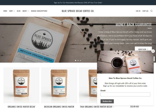 Blue Spruce Decaf Coffee Co. INC
